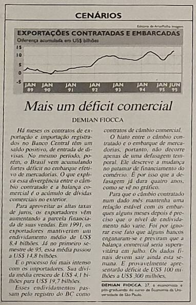 Demian Fiocca coluna Folha de São Paulo